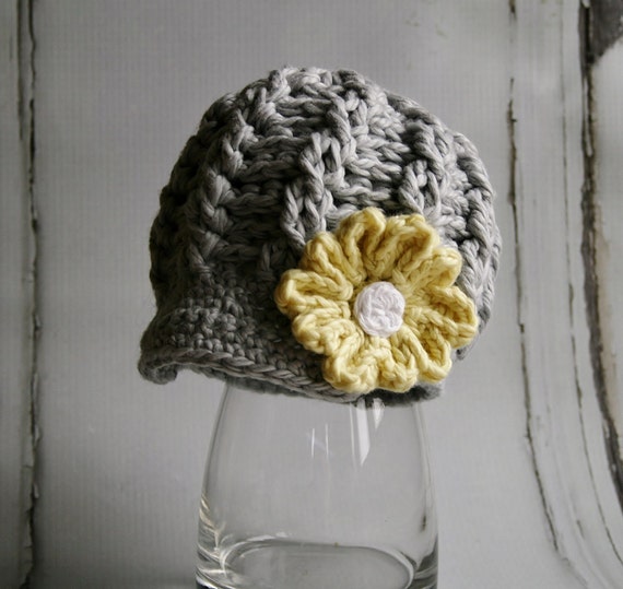 pattern hat newsboy crochet brim Pattern for Hat Baby Newsboy Cabled Hat and Newsboy Crochet Pattern,