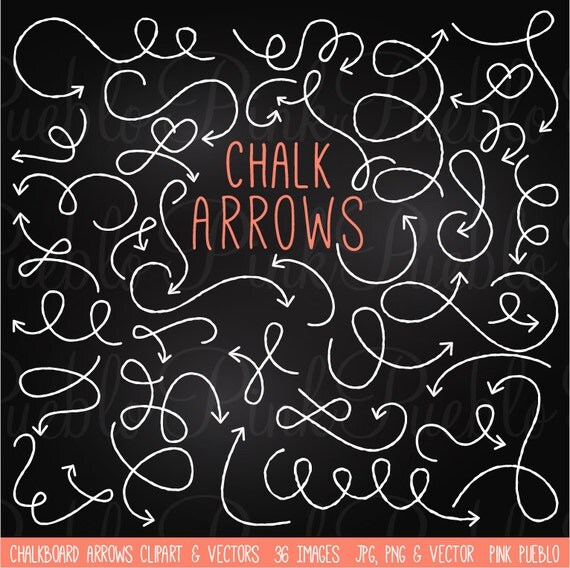 free chalkboard arrow clipart - photo #38