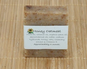 Honey Oatmeal Soap, 4 Ounces