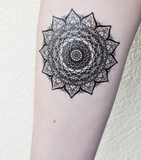 mandala temporary tattoo ethnic art mandala art by mandala temporary tattoo ethnic art mandala art by