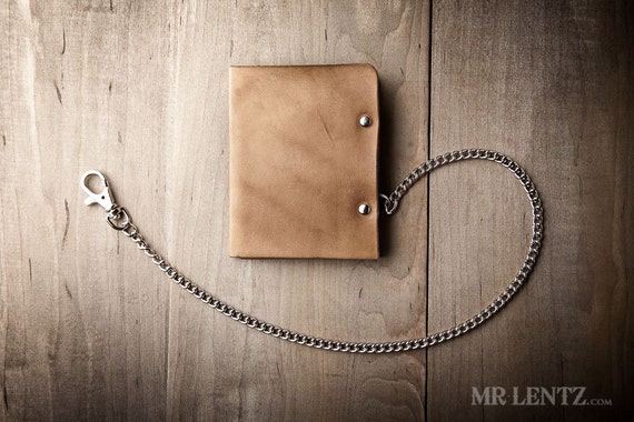 mens wallet with chain attachment