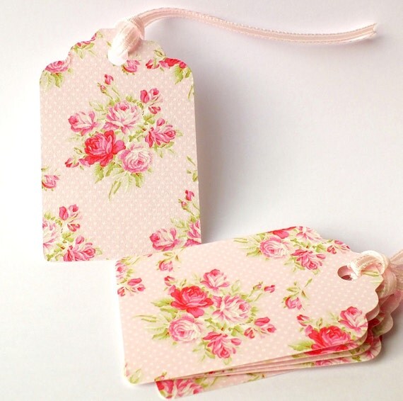 Items similar to Pack of 6 Large Handmade Gift Tags Gift Tag Set