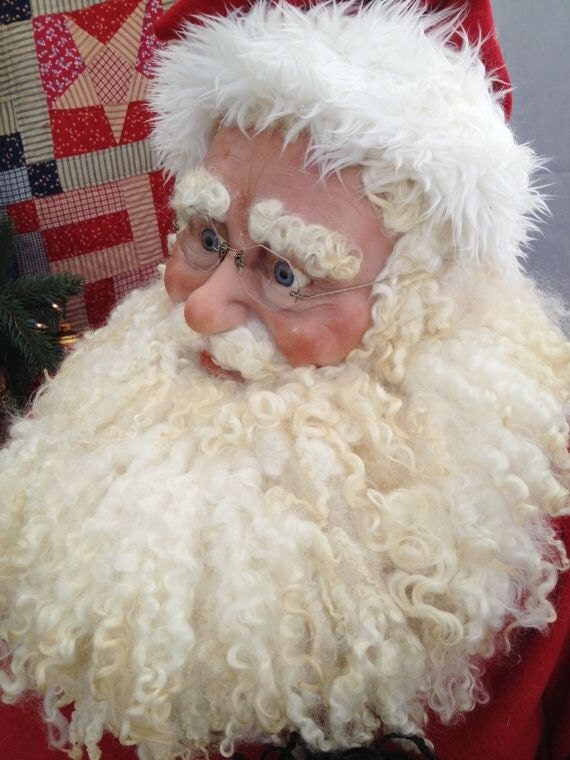 Items similar to Life Size Traditional Santa Claus in a