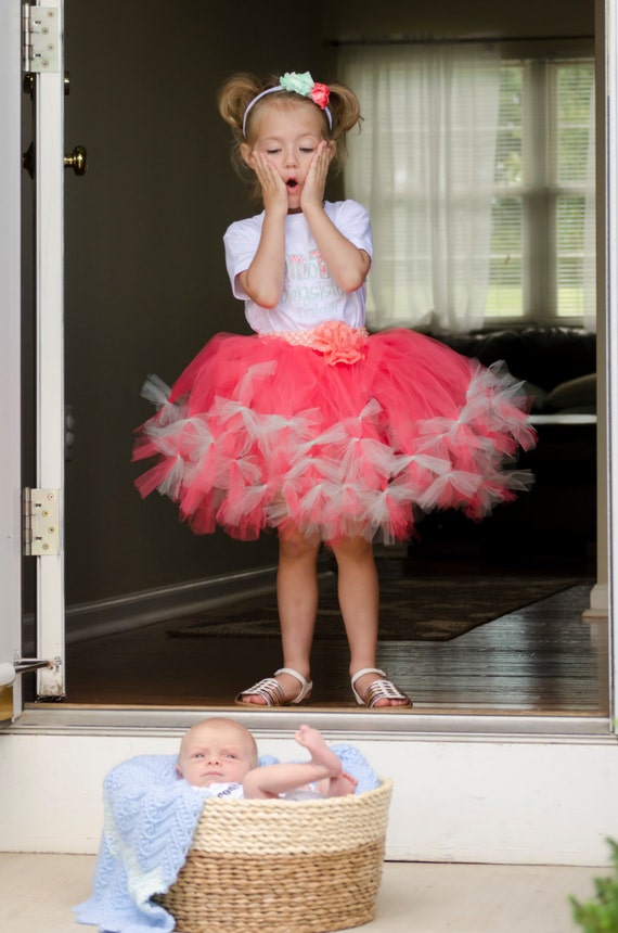 Items similar to Big Sister Tutu-- Big Sister Dress-- Big Sister Shirt ...