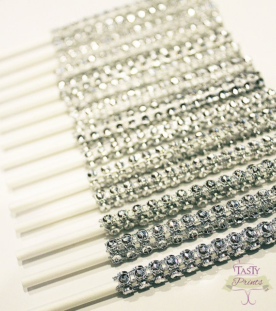 Items Similar To DIY 24 Sparkle Cake Pop Sticks Supplies