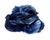black silk scarf - Deep Blue Sea - black, navy blue, blue, grey silk scarf. black silk scarf - Deep Blue Sea - black, navy blue, blue, grey silk scarf.