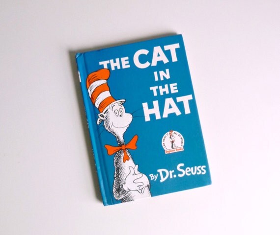Items similar to The Cat in the Hat - Dr Suess - Children's Book ...
