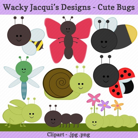 cute insects clipart - photo #50