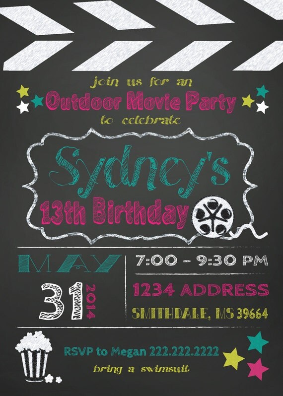 Outdoor Party Invitations 7