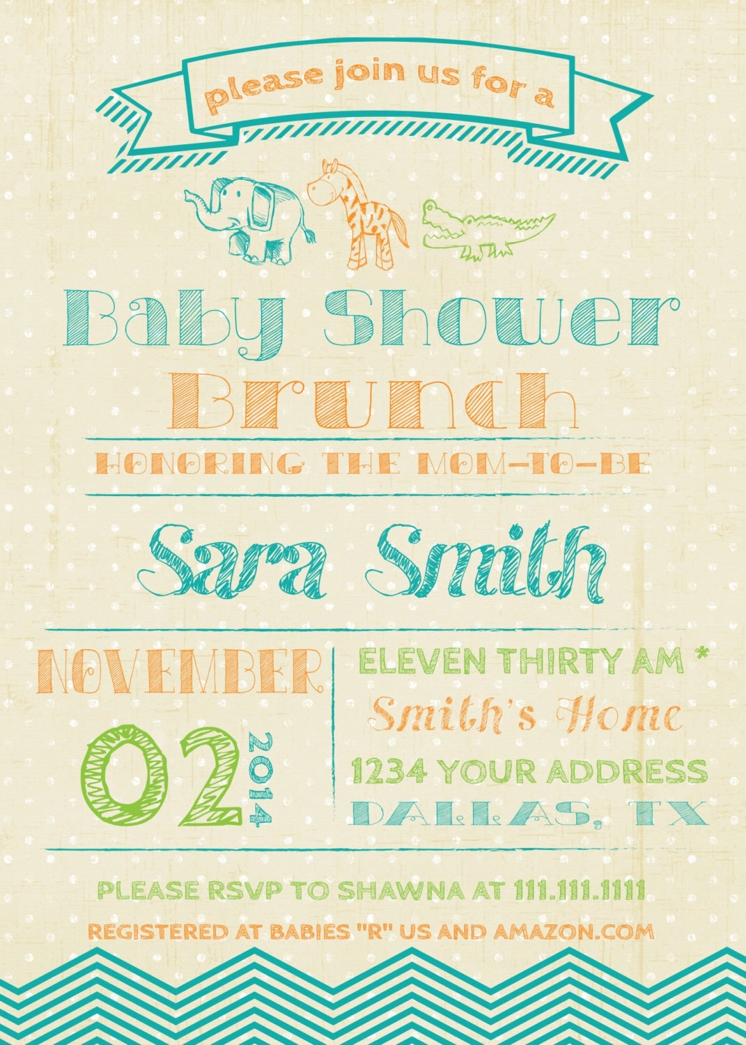 COUPLES BABY SHOWER invitation chalkboard little by SLDESIGNTEAM