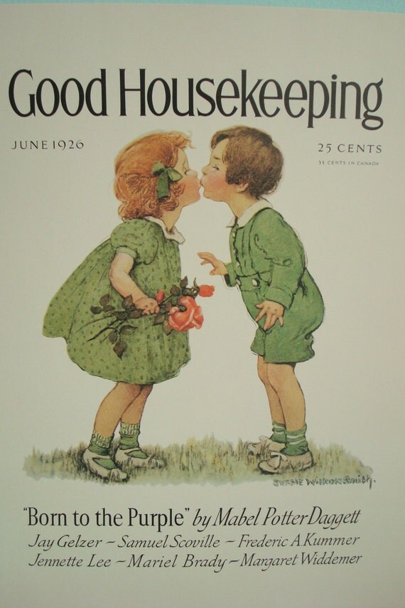 Vintage Good Housekeeping Magazine Cover Prints with by 2Rabbits