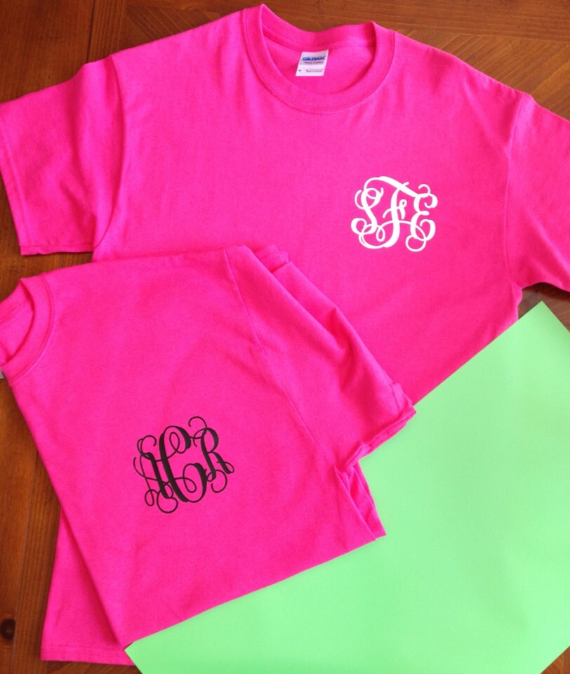 shirts for monogramming