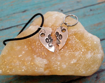 Rose Bronze Puppy (or Kitty) Love Friendship Set