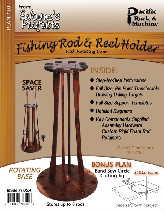 Fishing Rod & Reel Holder Plans