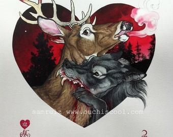 Amour Fou-Love story of Wolf and Deer