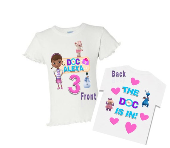 doc mcstuffins custom birthday shirt