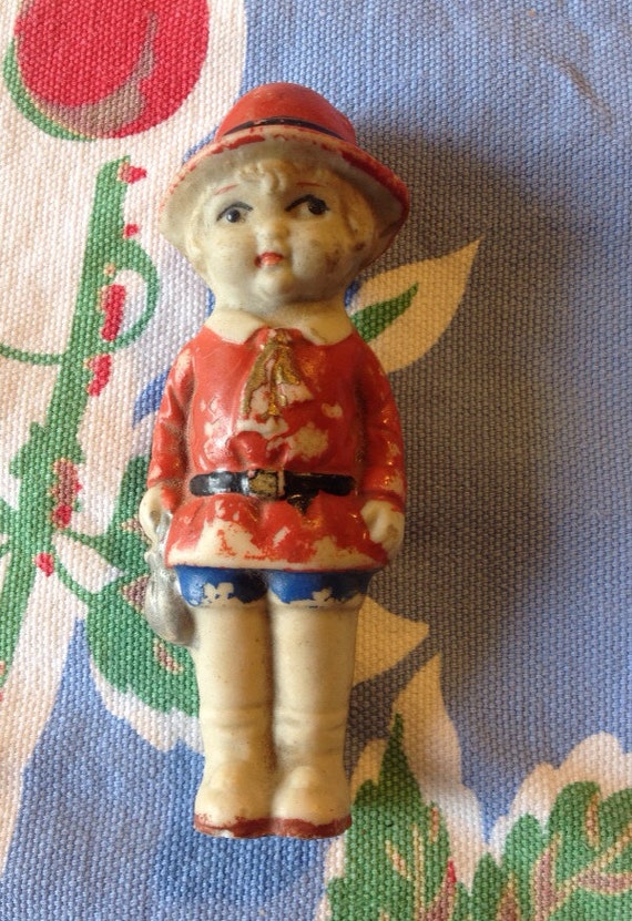 Vintage Japanese Porcelain Doll from the 1930's. Cute