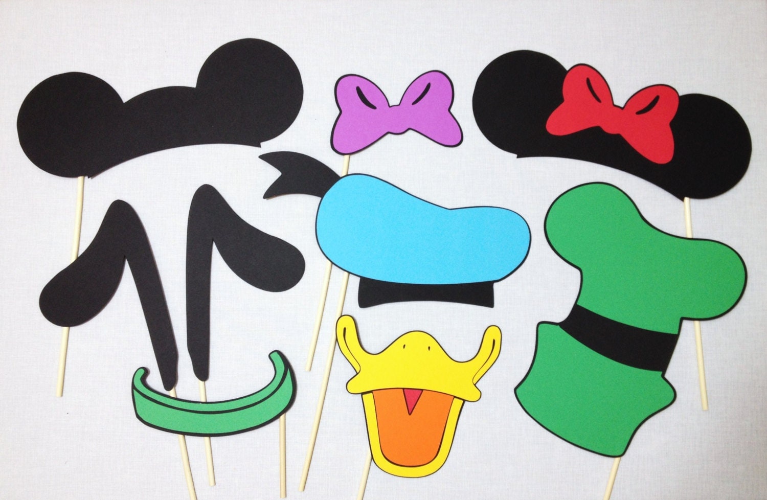 9 Mickey and Friends Photo Booth Props Disney Photo Booth