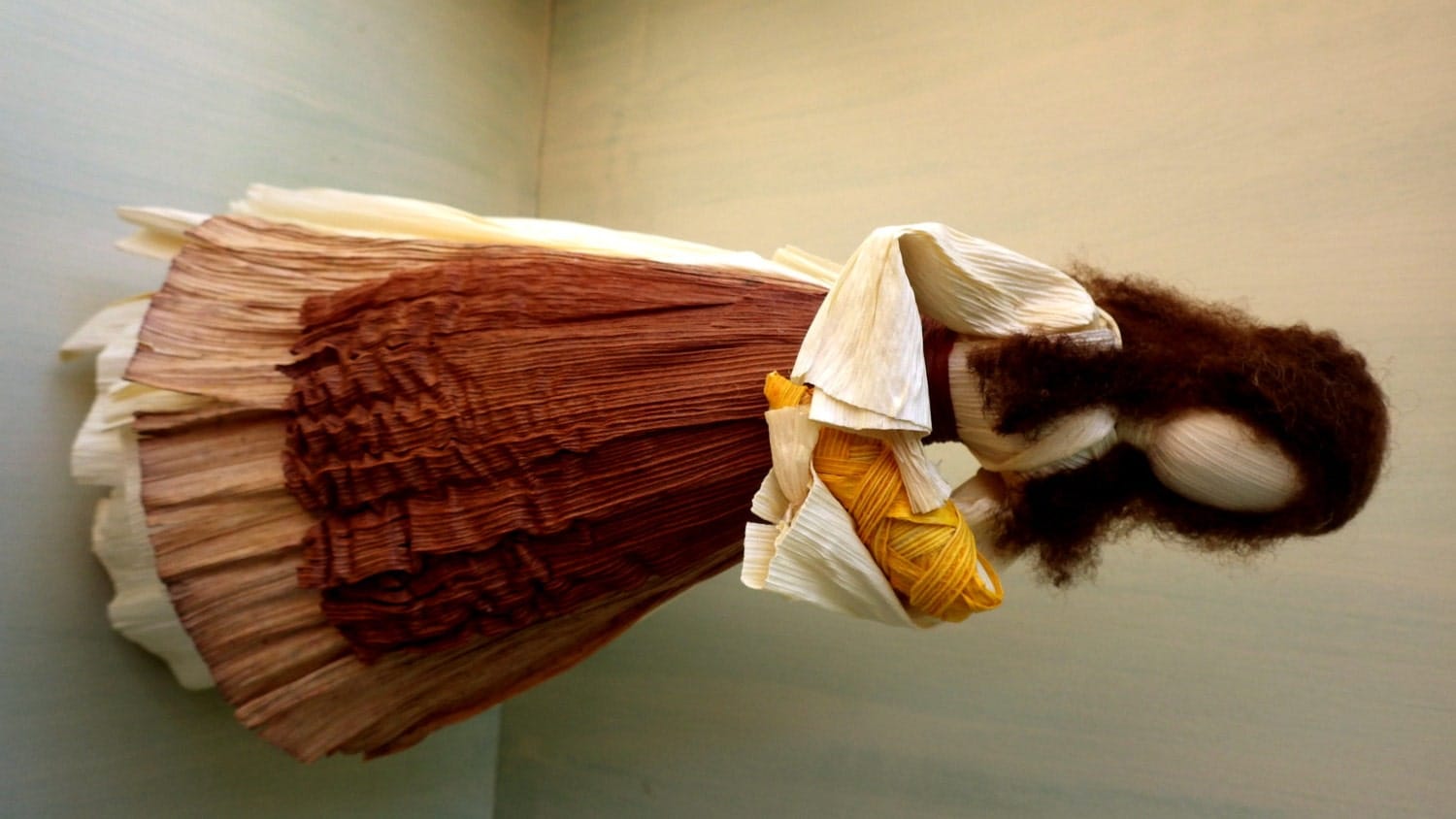 Corn Husk Mother Admiring Baby