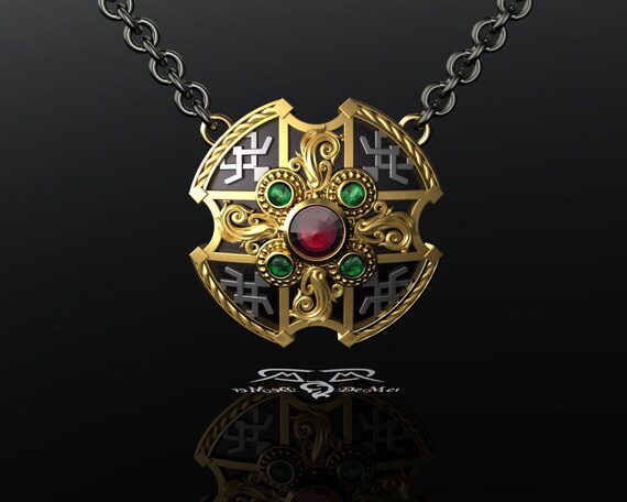 UNDERWORLD Lucian's Amulet Revised. 14kt European gold