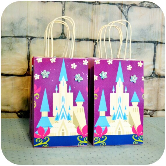 Disney Frozen Birthday Party Favor Gift Bags Arendelle Premade Il_570xn
