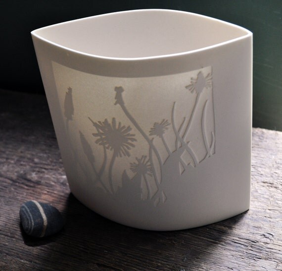 Dandelions Tea Light / Vase