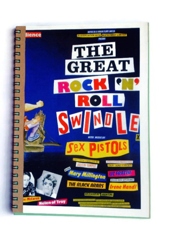 The Sex Pistols Great Rock N Roll Swindle Notebook With Free 