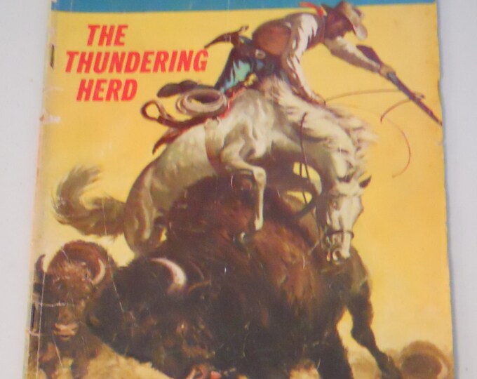 Zane Grey Vintage Comic Book, "The Thundering Herd" Vol. 1, No. 31 - Nov. 1956 Dell Vintage Comics
