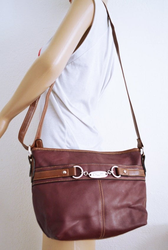 Rosetti Pursebag faux leather Burgundy Cross Body