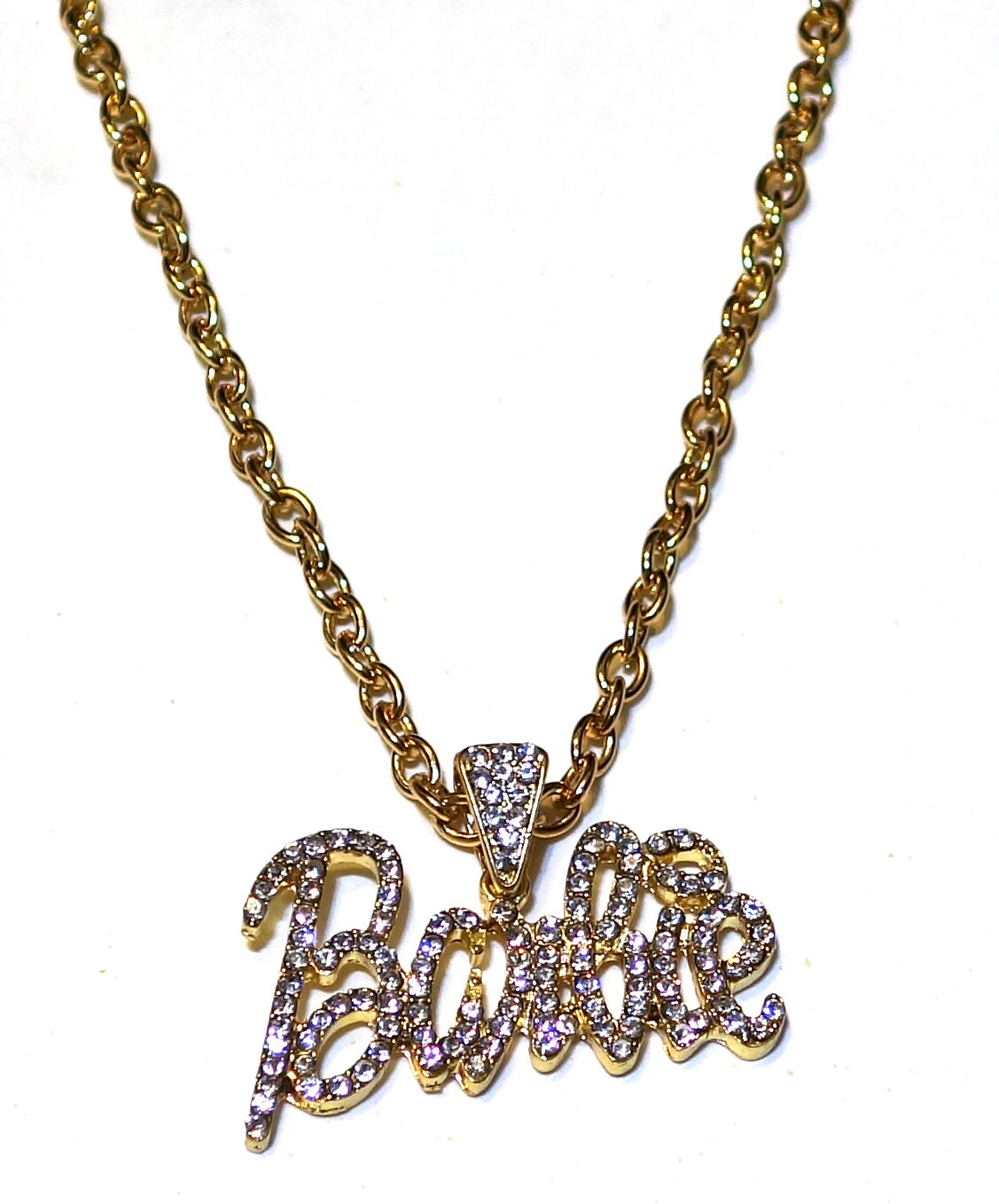 barbie necklace silver