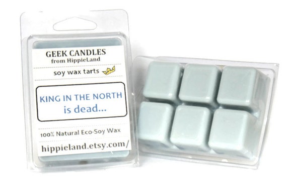 King in the North Scented Soy Wax Tart. Game of Thrones, Wax Tarts, Soy Melts, Scented Tarts, Soy Tarts, Candle Tarts, Tarts, Wax Melts,