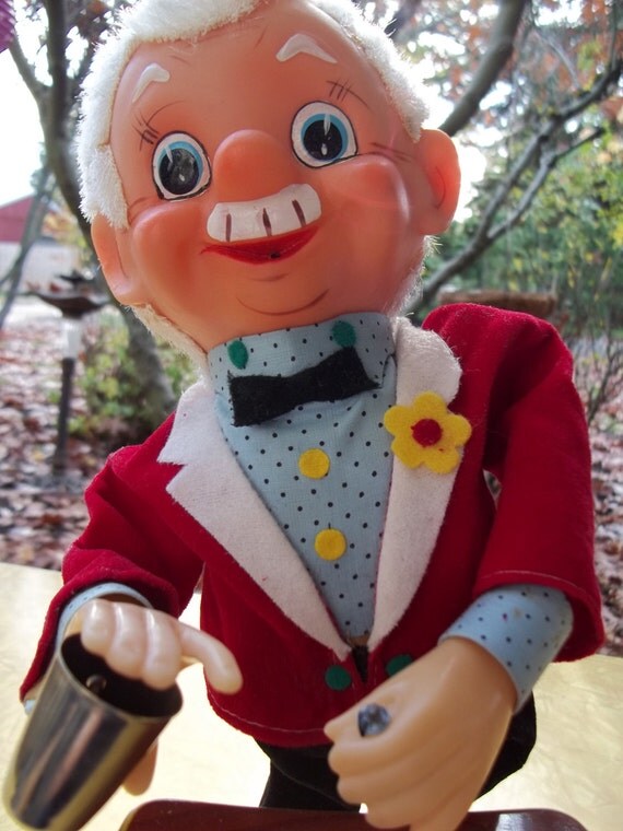 bartender monkey toy