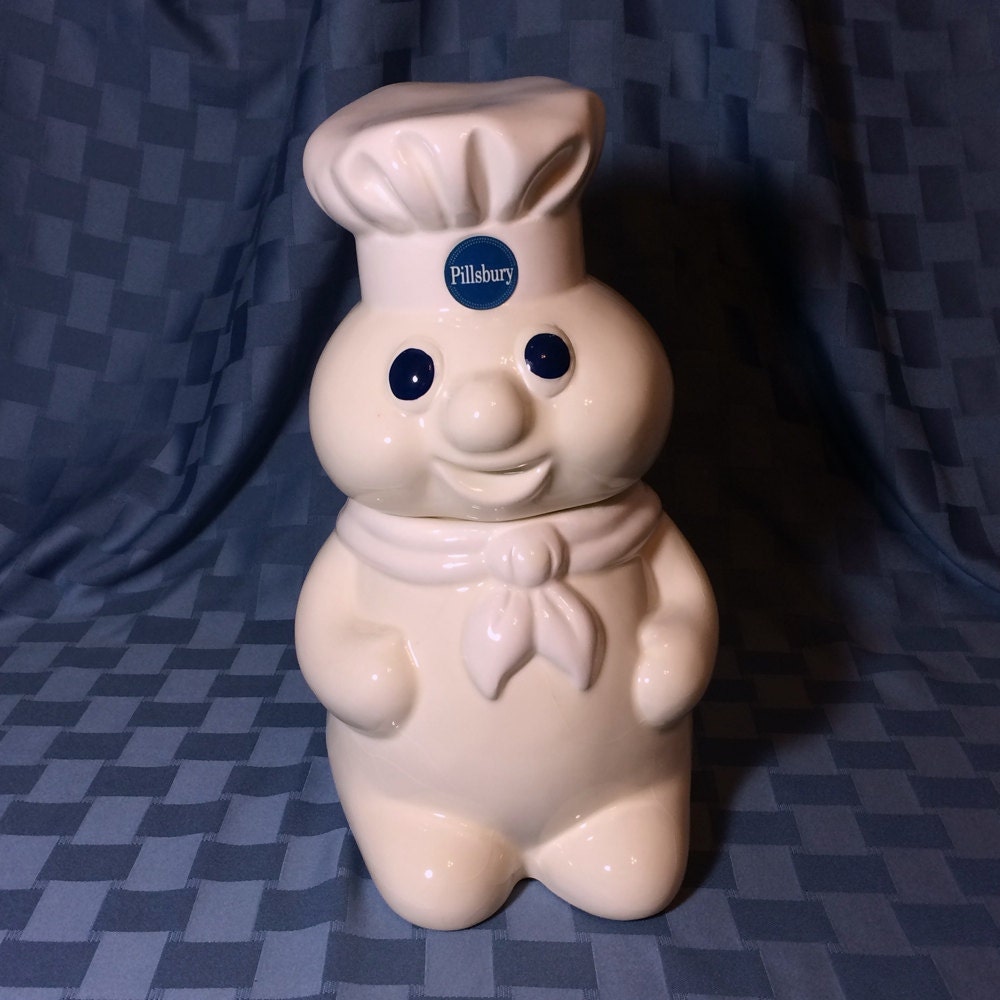 Vintage Pillsbury Dough Boy Cookie Jar 1988 by PrimaTreasures