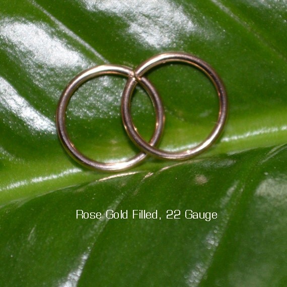 Gold Tragus Earring - Nose Ring Stud - Cartilage Hoop Earring - Helix Piercing - Daith Earring - 22g Rook Hoop - Septum Ring 22 gauge
