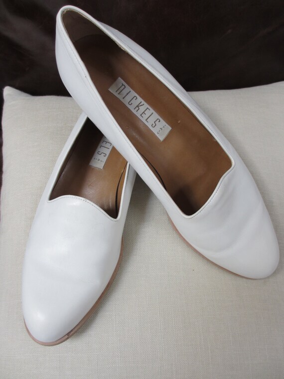 Vintage shoes NICKELS brand Women's shoes white