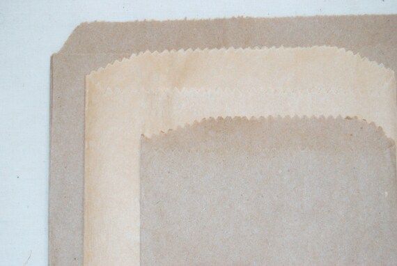 CHOOSE YOUR SIZE: 50 Brown Kraft Paper Bags - Perfect For Favor & Gift Packaging