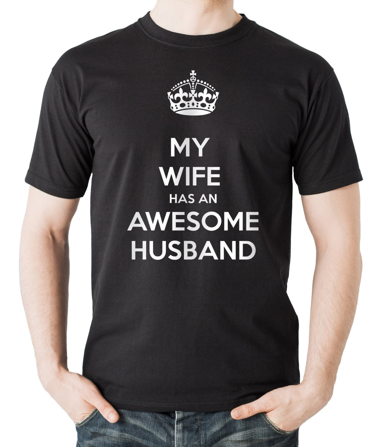 My Wife Has An Awesome Husband T Shirt Tee Shirt T For