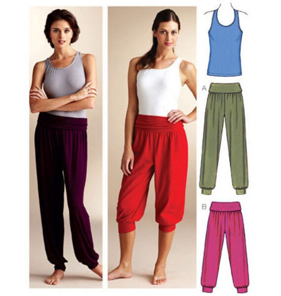 Sewing Pattern Womens Pattern for Yoga Pant Pattern Two