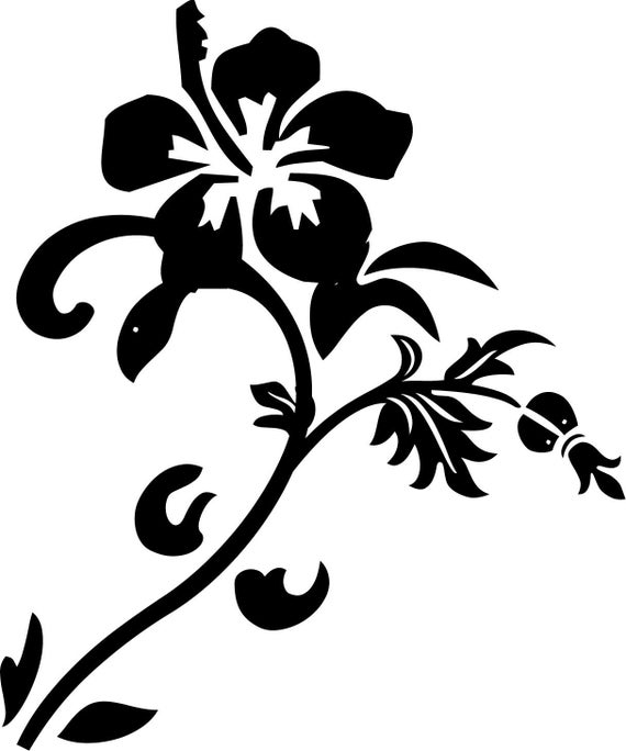 Items similar to Flower Vinyl Decal on Etsy