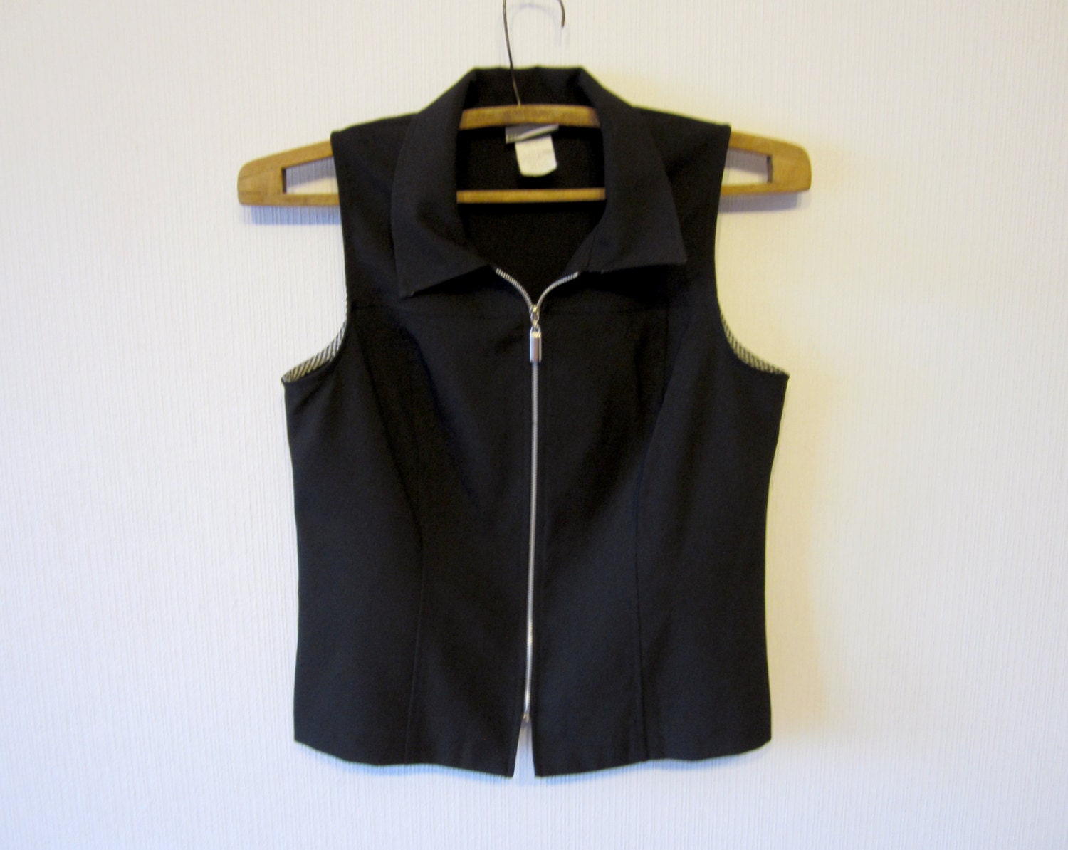 Womens Vest Black Formal Suit Fitted Classic by ThousandVests