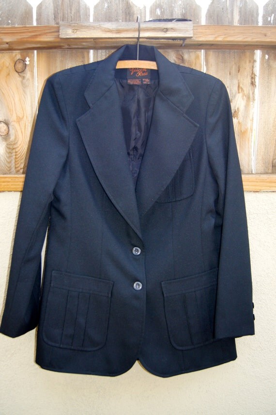 Vintage Vincent Ross Black Women's Jacket Blazer