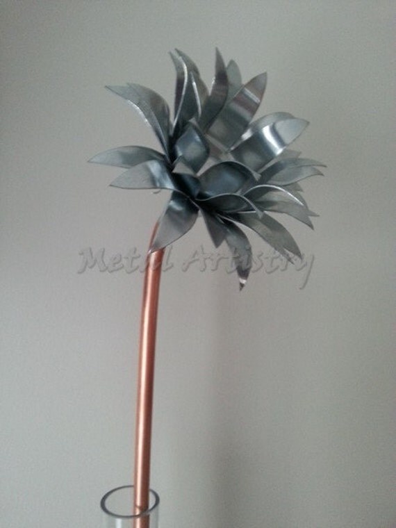 Items similar to Handmade Zinc Flower on Etsy