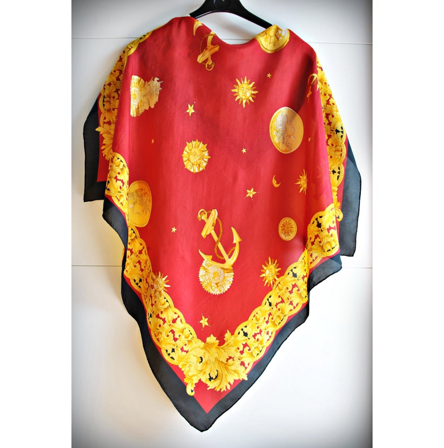 DOUBLE SIDED SCARF GOLDEN AGE main image 1
