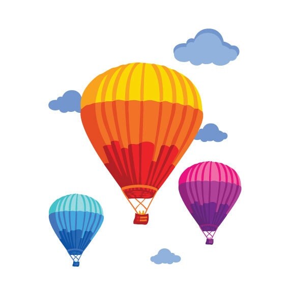 Items similar to Hot Air Balloons on Etsy