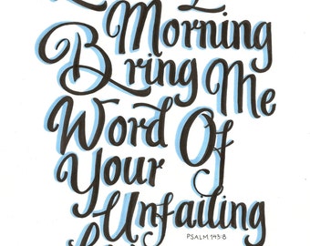 Popular items for psalm 143 on Etsy