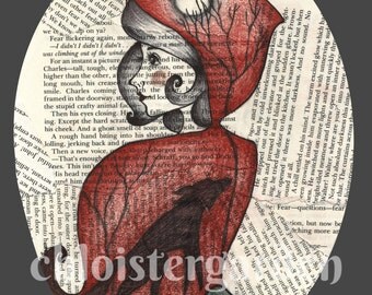 Little Red Riding Hood Art Print, 8X10