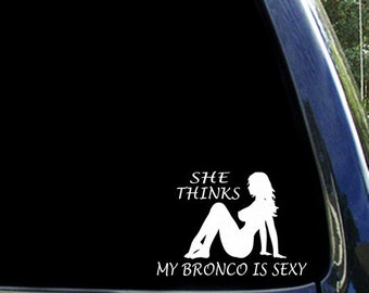 Ford bronco window decals #7
