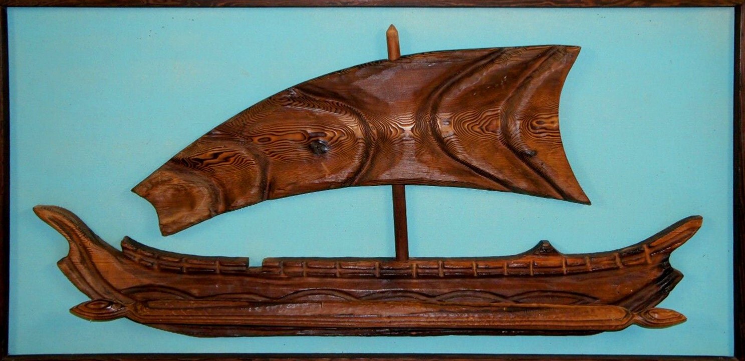 1960s Vintage Mad Men Style Witco Wilrongo Viking Ship