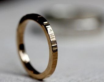 Gold tree bark ring 14k solid gold tree ring