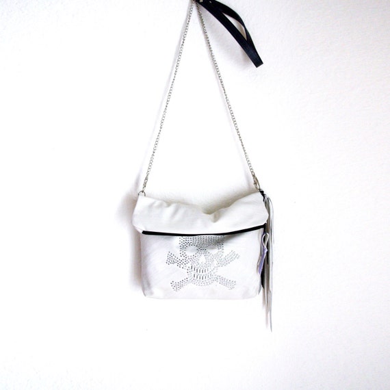 small white cross over bag